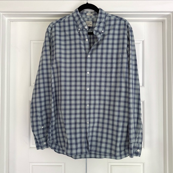 J. Crew Other - J. Crew Slim 100% Cotton Plaid Button Down Shirt, Large